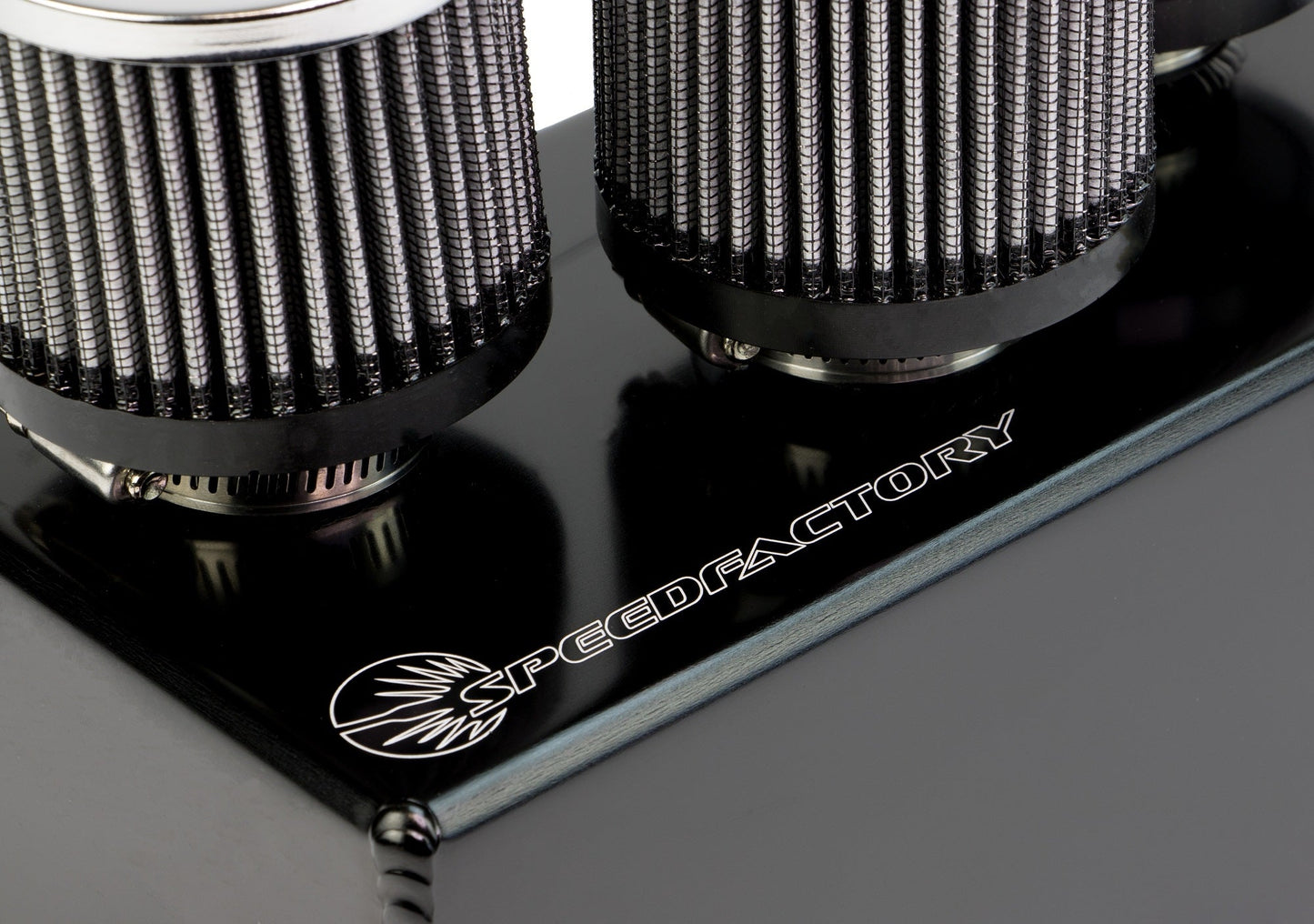 SpeedFactory Racing 3-Filter Oil Catch Can - Black Edition
