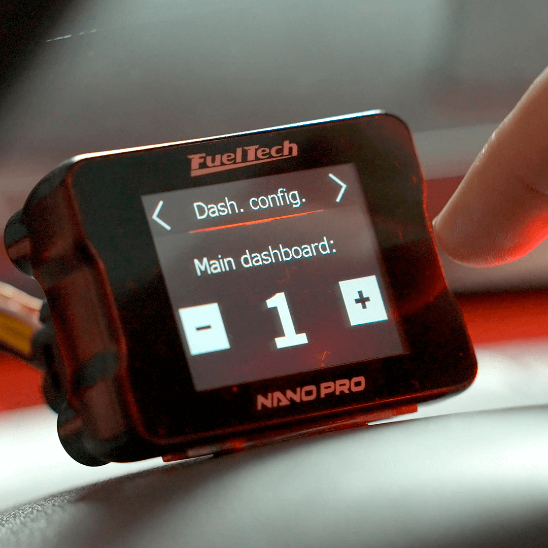 FuelTech NanoPRO Wideband O2 Sensor Controller with Configurable Dash Display Screen