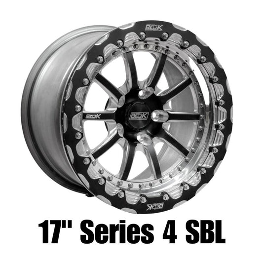 Belak 17x10.5 / 8.25in BS / 5x114.3 BP / Low Pad / Series 4 Wheel - Single Beadlock