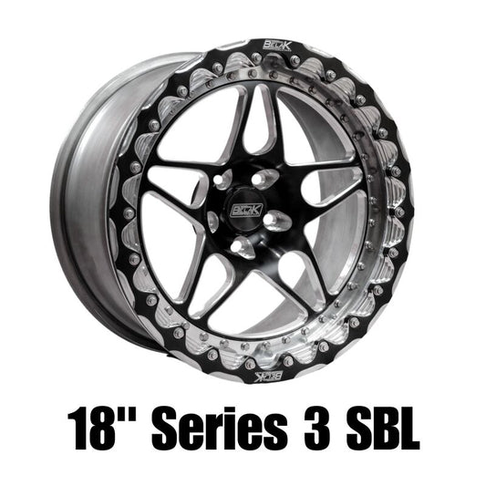 Belak 18x6 / 2.75in BS / 5x4.75 BP / High Pad / Series 3 Wheel - Non-Beadlock