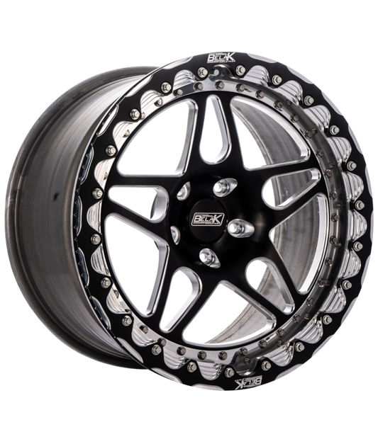 Belak 17x10.5 / 8.25in BS / 5x114.3 BP / Low Pad / Series 3 Wheel - Single Beadlock