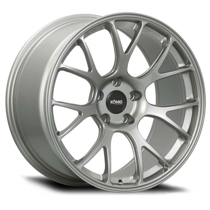 Konig Forged F1M 17X9 4X100 ET45 Ash Silver Knurled Bead