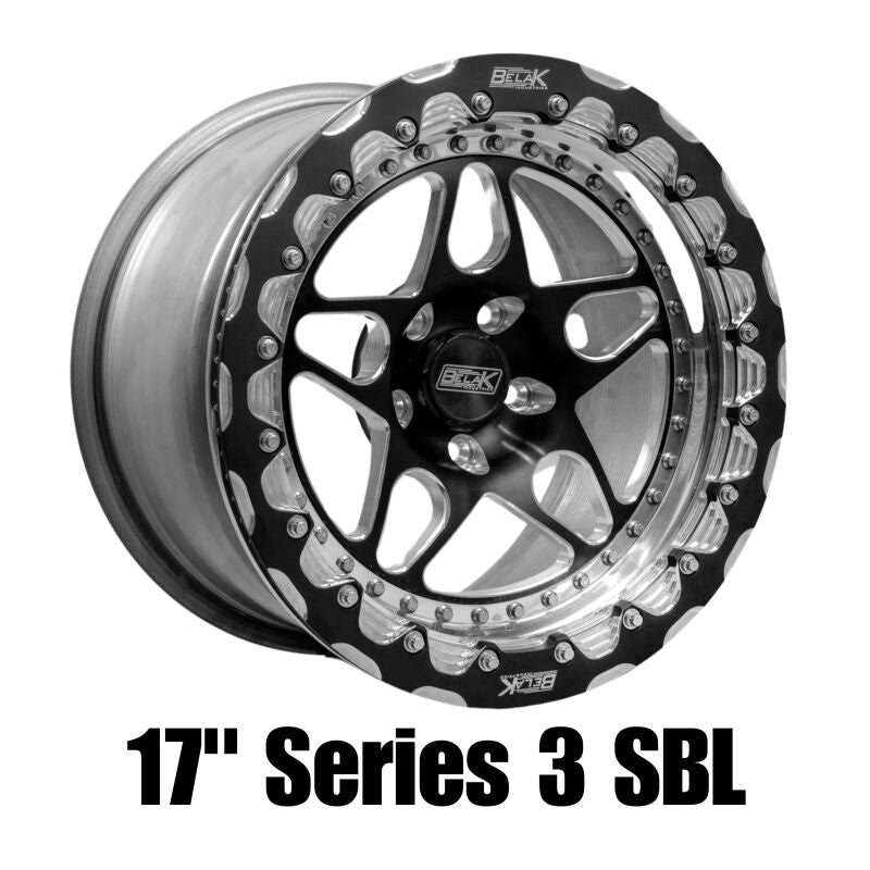 Belak 17x10.5 / 8.25in BS / 6x135mm BP / Low Pad / Series 3 - Single Beadlock Wheel