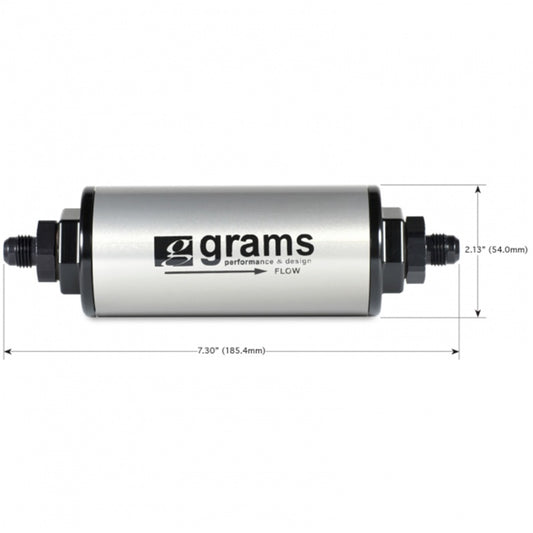 Grams Performance 20 Micron -6AN Fuel Filter