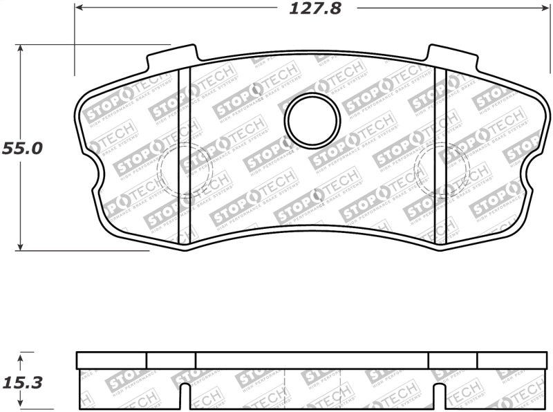 StopTech Performance 06-09 Chvy Corvette Z06 Rear Brake Pads