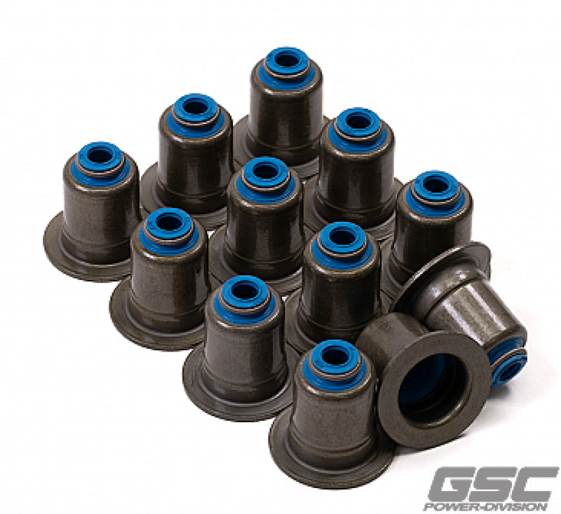 GSC P-D Toyota Supra/BMW B58/N54/S55/S58 Viton Exhaust Valve Stem Seals - Set of 12