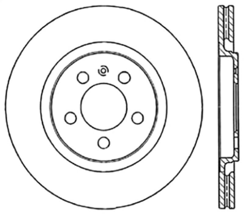 StopTech Slotted & Drilled Sport Brake Rotor