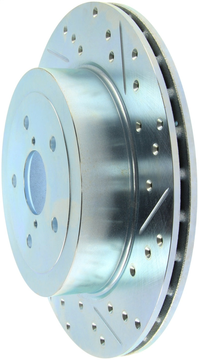 StopTech Select Sport 05-07 Subaru Impreza (DOES NOT FIT WRX/STI) Slotted / Drilled Left Rear Rotor