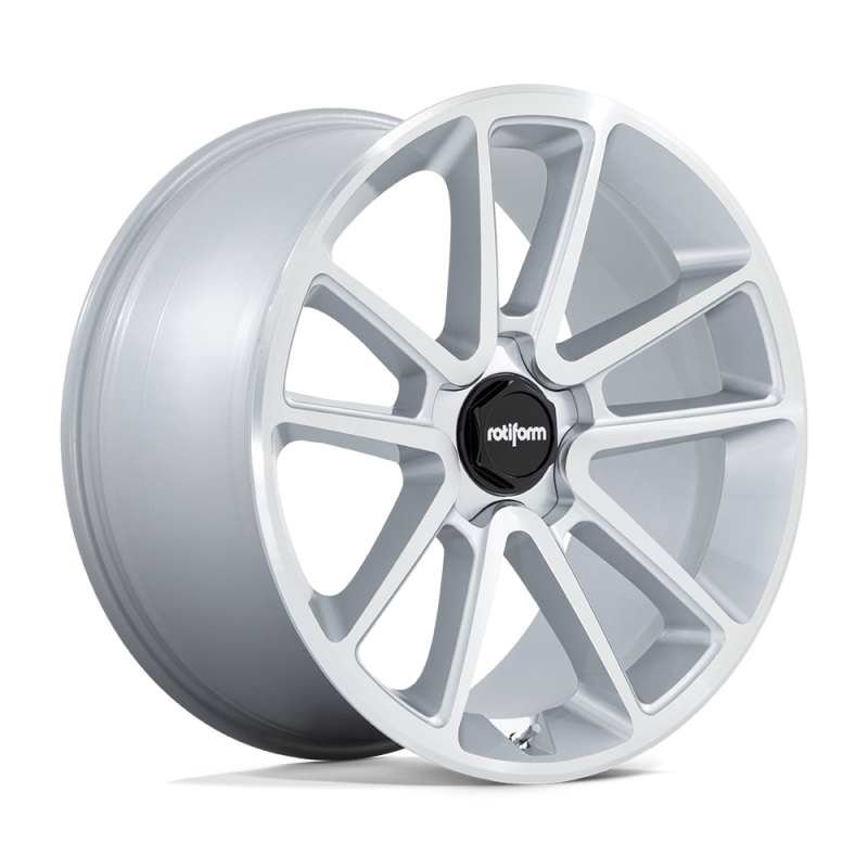 Rotiform R192 BTL Wheel 21x9 5x120 15 Offset - Gloss Silver w/ Machined Face