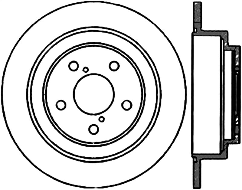 Stoptech 02-05 WRX Rear CRYO-STOP Rotor