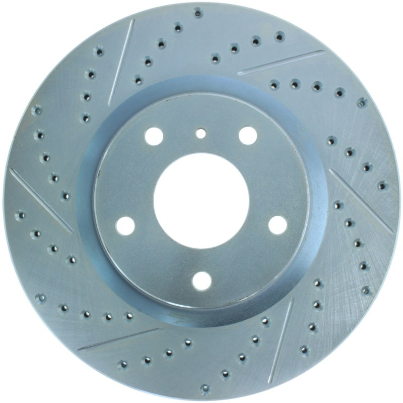 StopTech Select Sport Nissan Slotted and Drilled Right Front Rotor