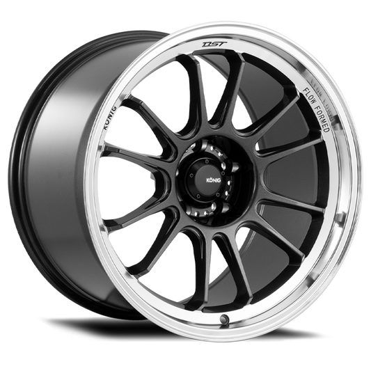 Konig Hypergram 18x8.5 5x114.3 ET35 Metallic Carbon w/ Machined Lip