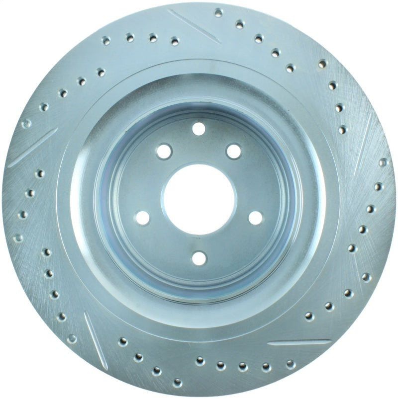 StopTech Select Sport 08-13 Infiniti G37 Slotted and Drilled Right Rear Brake Rotor