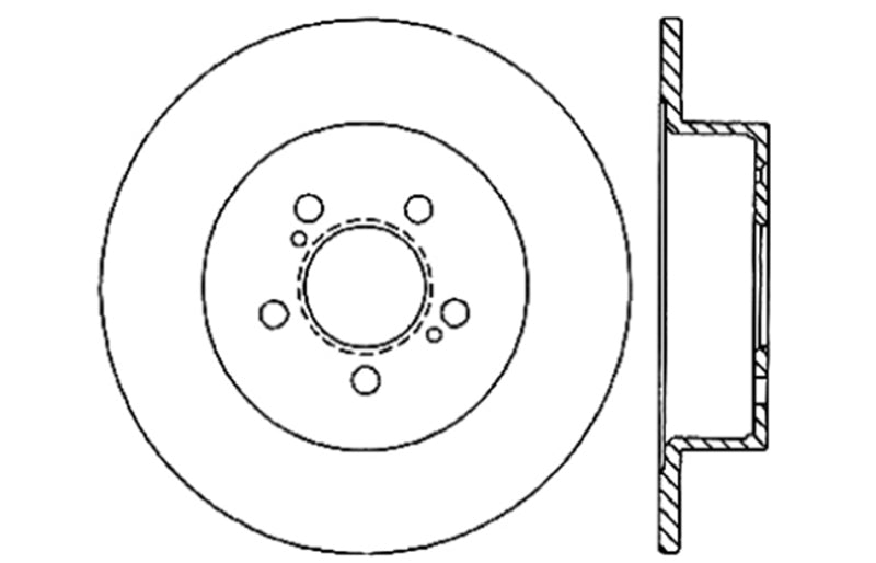 StopTech Slotted & Drilled Sport Brake Rotor