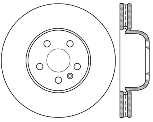 StopTech Slotted & Drilled Sport Brake Rotor