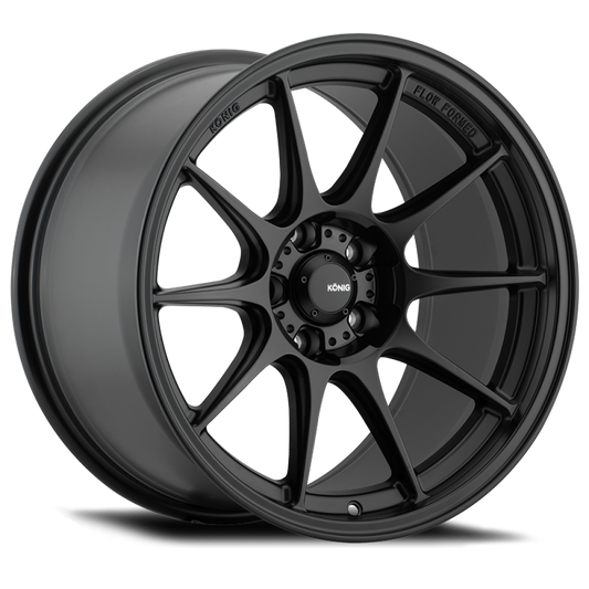 Konig Dekagram 18x8.5 5x112 ET43 Semi-Matte Black