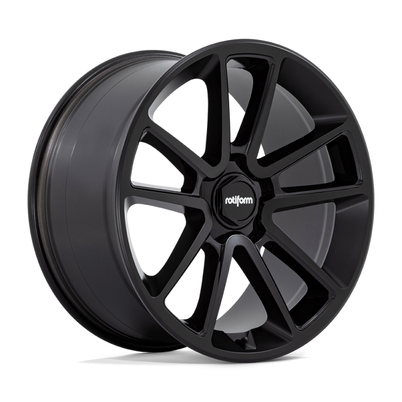 Rotiform R194 BTL Wheel 21x11 5x112 28 Offset - Matte Black w/ Blk Cap and Inside Spoke Details