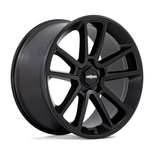 Rotiform R194 BTL Wheel 21x11 5x112 28 Offset - Matte Black w/ Blk Cap and Inside Spoke Details