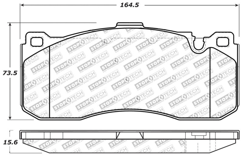 StopTech Performance 08-09 BMW 128i/135i Coupe Front Brake Pads