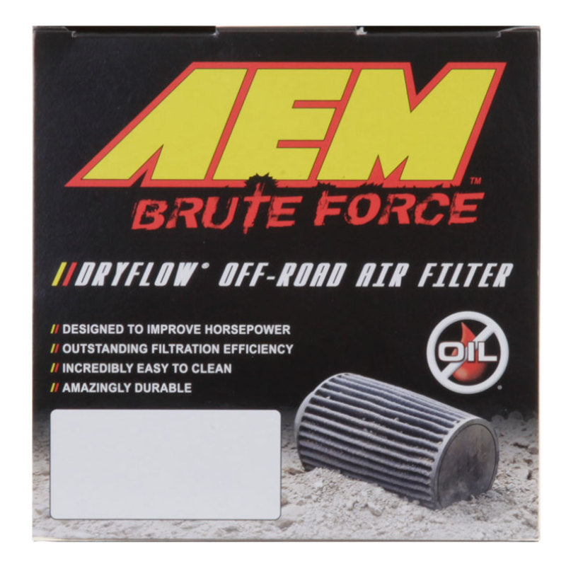 AEM 3.5 inch x 9 inch DryFlow Conical Air Filter