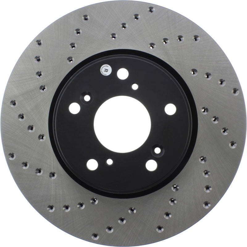 StopTech Cyro Drilled Sport Brake Rotor Front Right 13+ Honda Accord