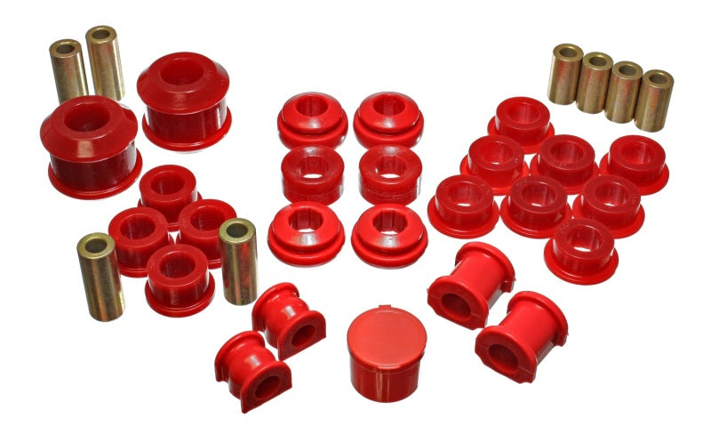 Energy Suspension 02-04 Acura RSX (includes Type S) Red Hyper-Flex Master Bushing Set